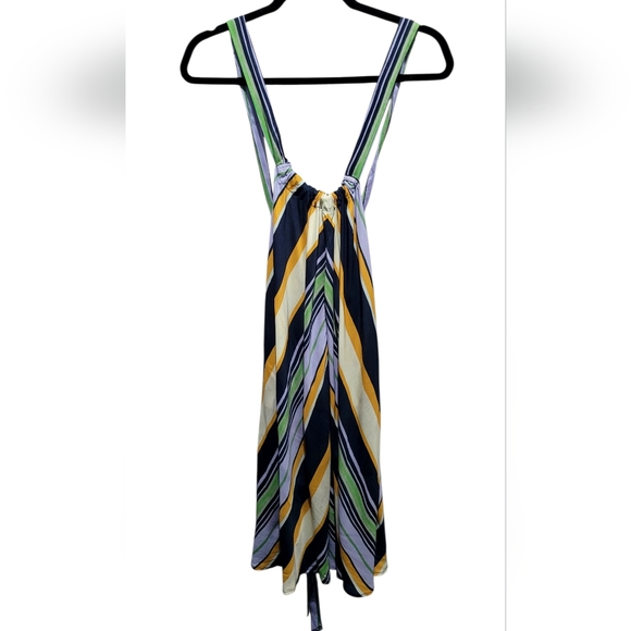 Anthropologie Halter Bow-Back Mini Dress Size Small - Picture 3 of 9